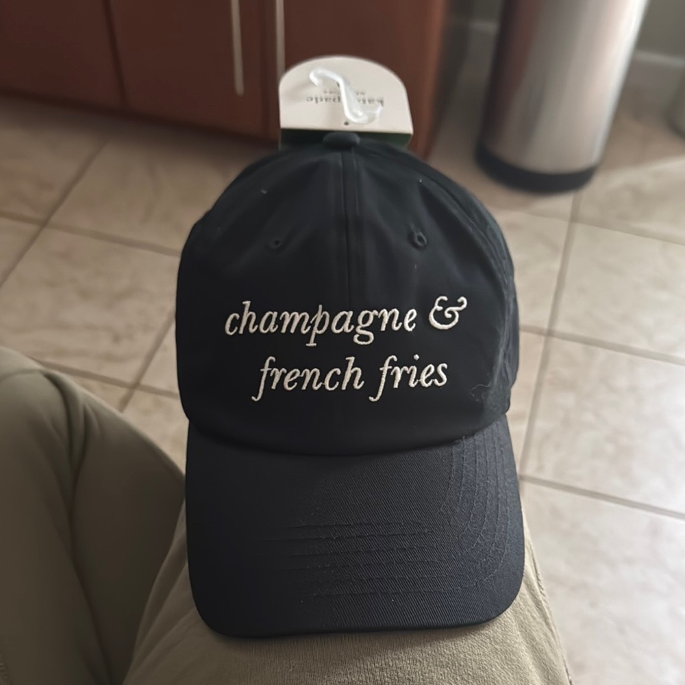 Kate spade ♠️ Target 🎯 Black Cap with Embroidered Text